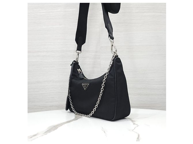 Prada Borsa a tracolla Re-Edition Tessuto Re-Nylon - vista 13