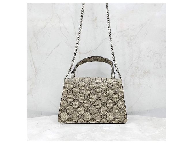 Gucci Borsa a catena Dionysus Mini con manico Beige - vista 13