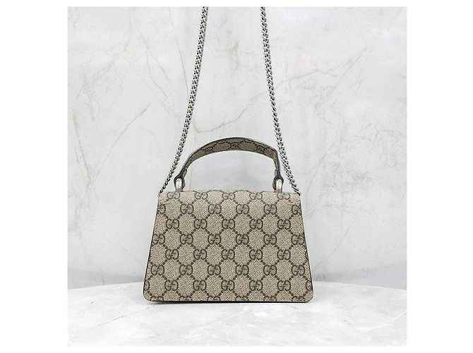 Gucci Borsa a catena Dionysus Mini con manico Beige - vista 3