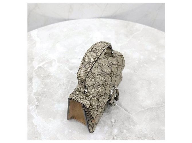 Gucci Borsa a catena Dionysus Mini con manico Beige - vista 4