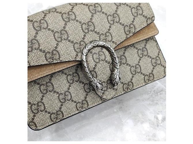 Gucci Borsa a catena Dionysus Mini con manico Beige - vista 5