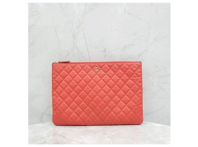 Chanel Borsa Clutch Classic Caviar Large Series - vista 8