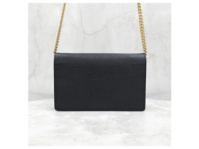 Gucci Mini Leder-Kettenbeutel - Ansicht 10