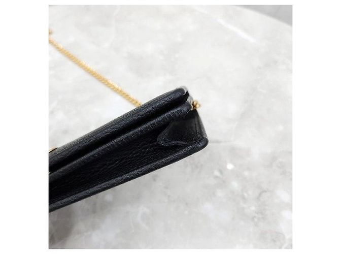 Gucci Mini Leder-Kettenbeutel - Ansicht 4