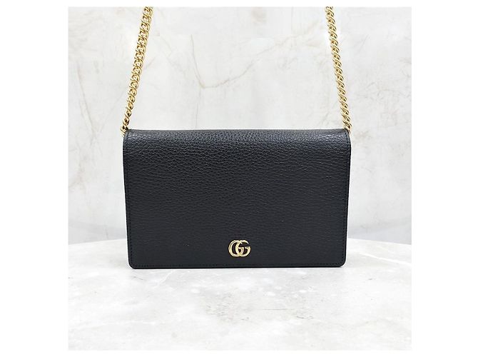 Gucci Mini Leder-Kettenbeutel - Ansicht 8