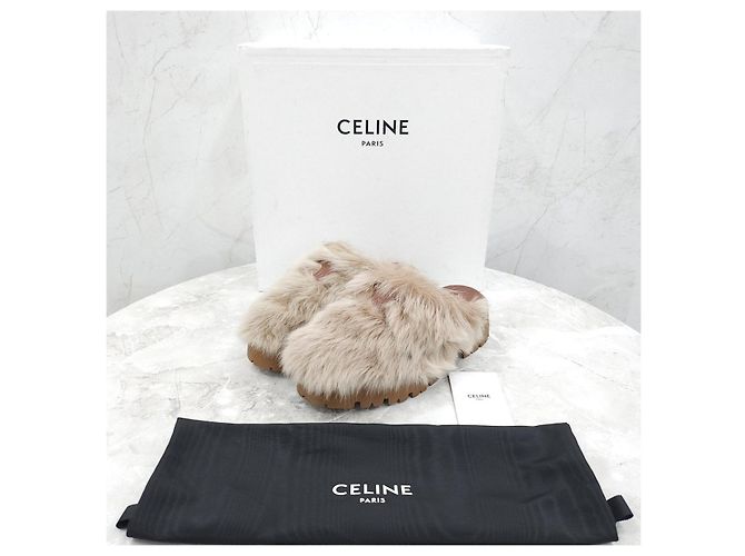 Céline Triope Bulky Close Wool Mules - view 12
