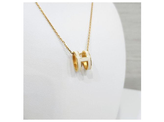 Hermès Collana Pop Oro Bianco - vista 10
