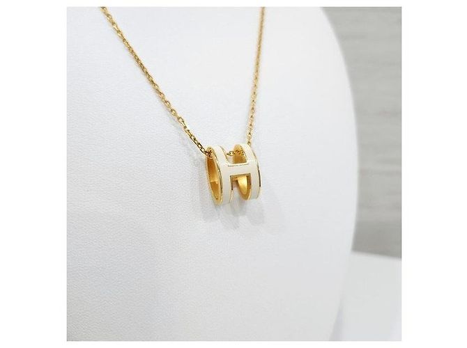 Hermès Collana Pop Oro Bianco - vista 3