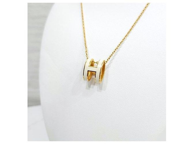 Hermès Collana Pop Oro Bianco - vista 4