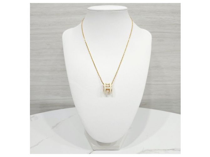 Hermès Collana Pop Oro Bianco - vista 8