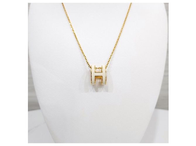 Hermès Collana Pop Oro Bianco - vista 9