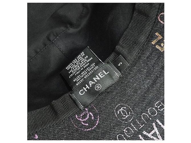 Chanel Multi Logo Denim Bucket Hat - Ansicht 6