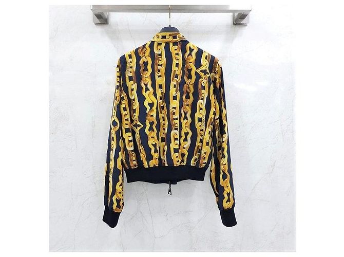 Louis Vuitton Bomberjacke mit Monogramm-Kettenprint - Ansicht 2