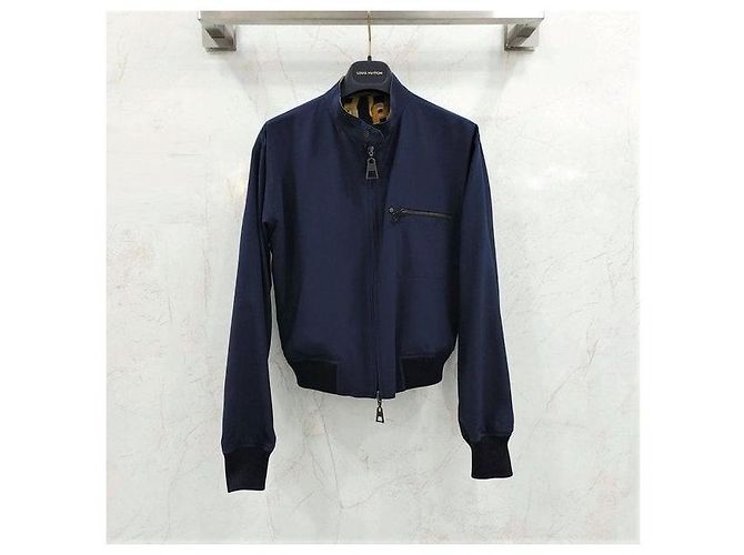 Louis Vuitton Bomberjacke mit Monogramm-Kettenprint - Ansicht 5