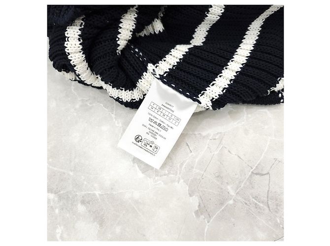Dior Riviera Kurzarm-Pullover mit Schnürung - Ansicht 15