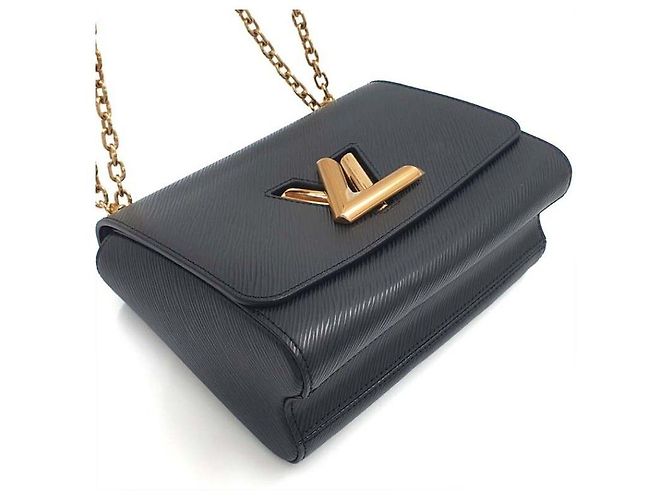 Louis Vuitton Epi Twist mm de piel negra - vista 4