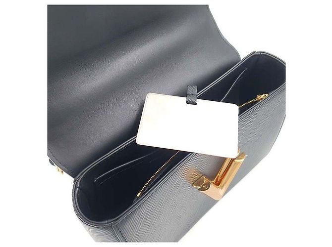 Louis Vuitton Epi Twist mm de piel negra - vista 9