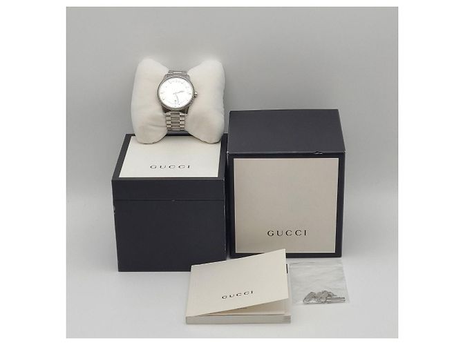 Orologio automatico Gucci YA126339 Argento - vista 10