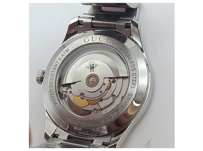 Orologio automatico Gucci YA126339 Argento - vista 9