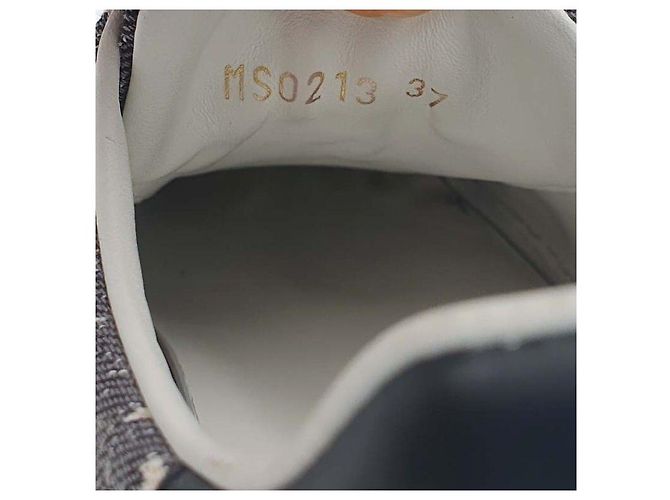 Sneakers Louis Vuitton in denim blu - vista 6