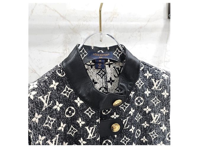 Louis Vuitton Vestido de denim con solapas de botones - vista 10