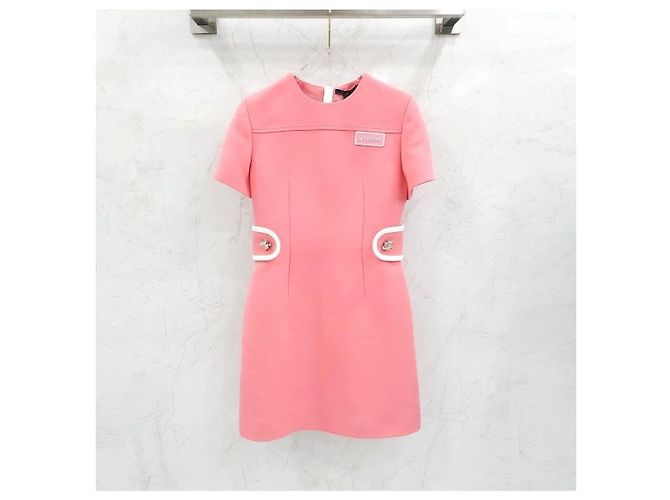 Louis Vuitton Vestido Martingale Rosa - vista 10