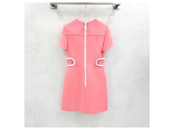 Louis Vuitton Vestido Martingale Rosa - vista 11