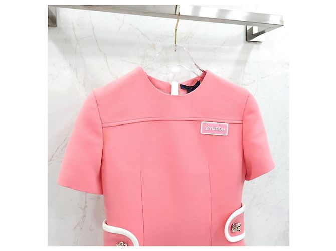 Louis Vuitton Vestido Martingale Rosa - vista 12
