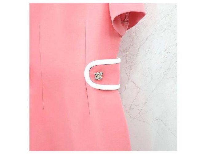 Louis Vuitton Vestido Martingale Rosa - vista 5