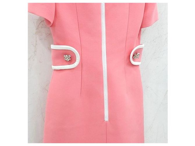 Louis Vuitton Vestido Martingale Rosa - vista 7