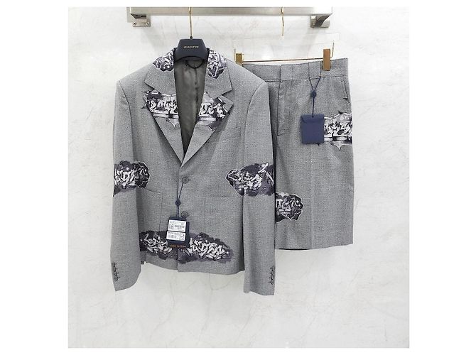 Louis Vuitton Graffiti Sommer Jacke Hose Set - Ansicht 14