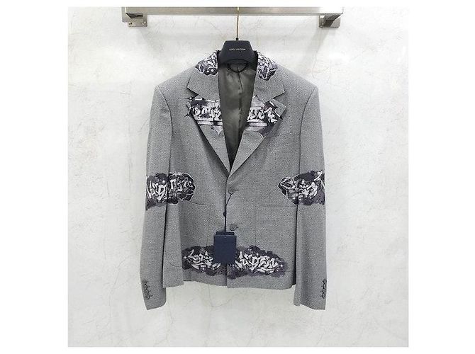 Louis Vuitton Graffiti Sommer Jacke Hose Set - Ansicht 2