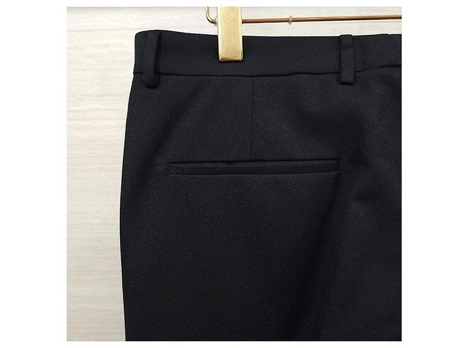 Prada Wool Blend Pants Navy - view 4