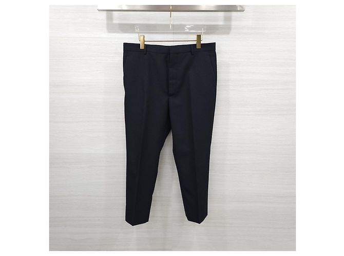 Prada Wool Blend Pants Navy - view 7