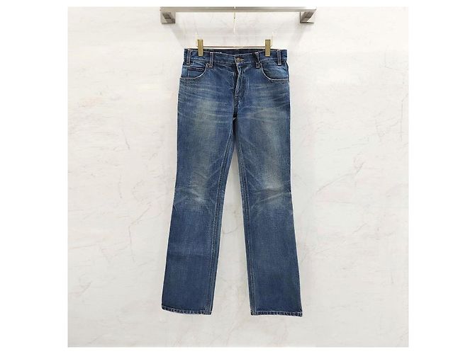 Céline Pantalones de denim Pearl Dark Union Wash - vista 5