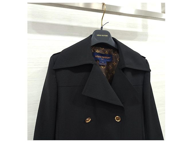 Louis Vuitton Abrigo Peacoat cruzado para mujer - vista 10