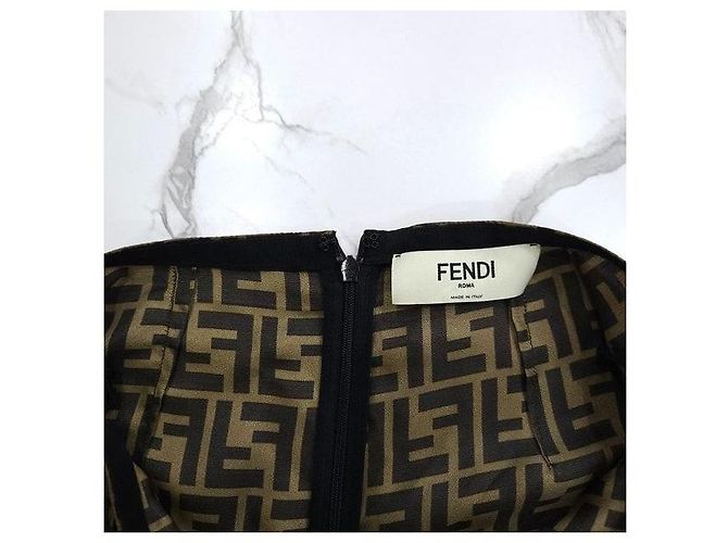 Fendi FF Twill Lederrock - Ansicht 5