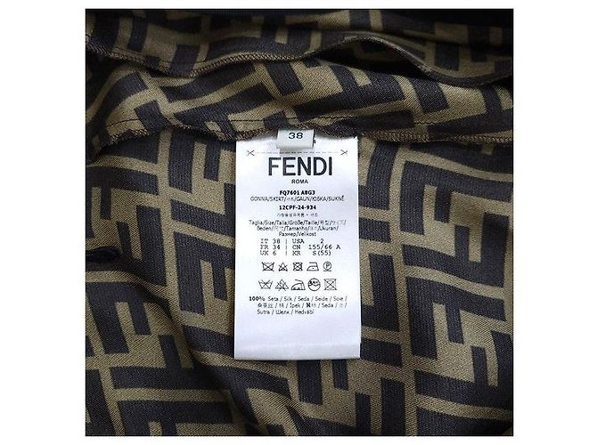 Fendi FF Twill Lederrock - Ansicht 6