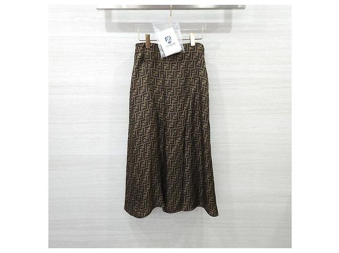 Fendi FF Twill Lederrock - Ansicht 7