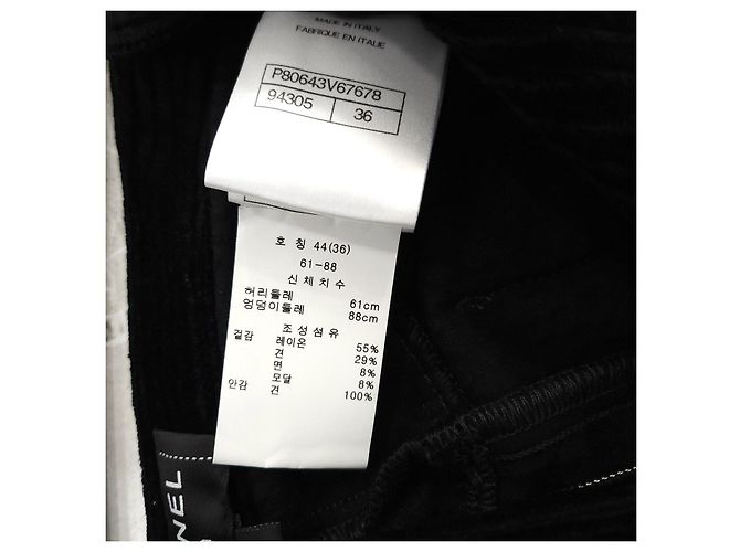 Pantalones de pana Chanel Marrones - vista 13