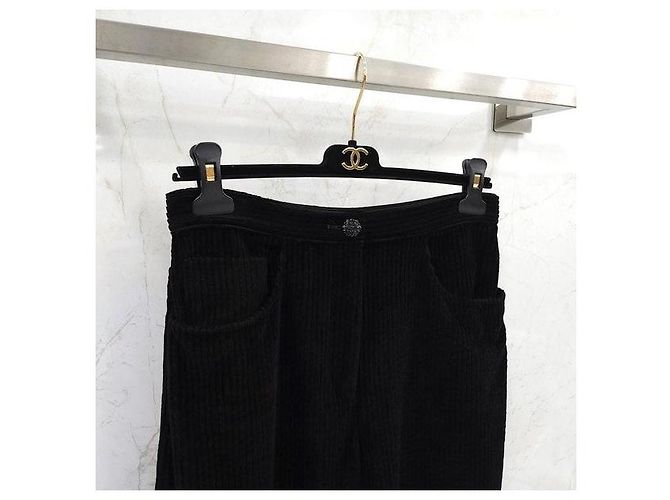 Pantalones de pana Chanel Marrones - vista 3