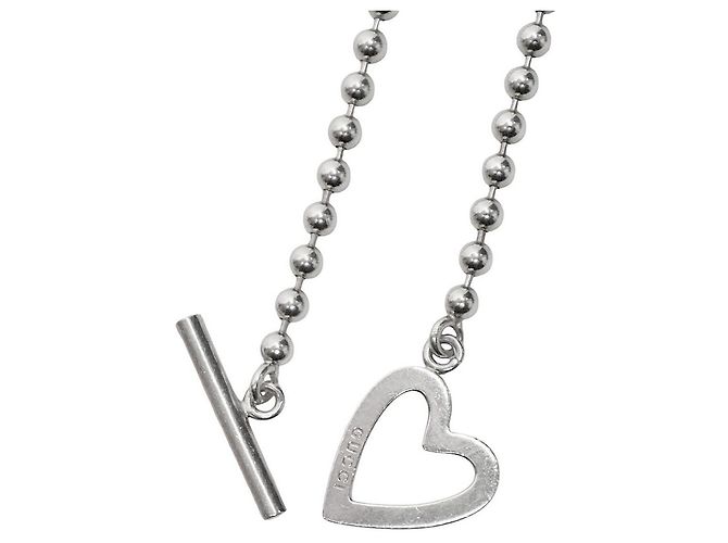 Gucci Bracciale Heart Bar Silver - vista 3