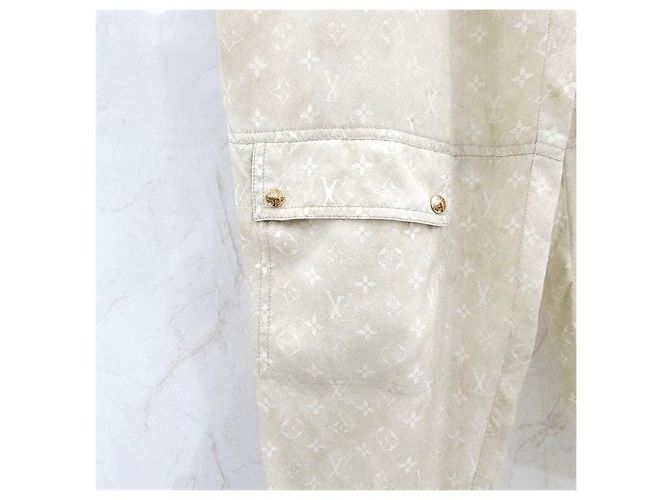 Louis Vuitton Pantaloni Jogger in Seta Monogram - vista 3