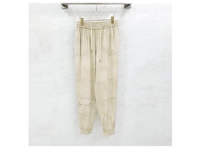 Louis Vuitton Pantaloni Jogger in Seta Monogram - vista 6