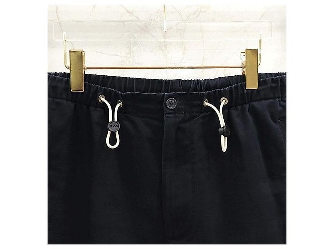 Gucci Navy Shorts mit besticktem Logo - Ansicht 3