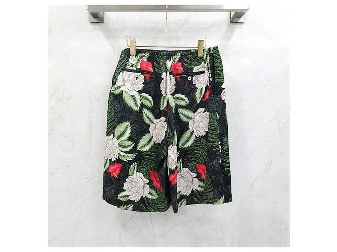 Gucci Pantaloncini hawaiani in seta e viscosa - vista 2
