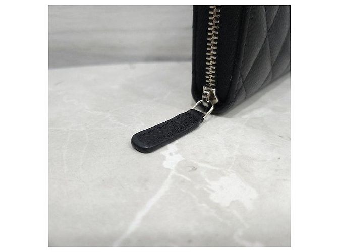 Chanel Tarjetero con cremallera Classic Caviar con chip - vista 6