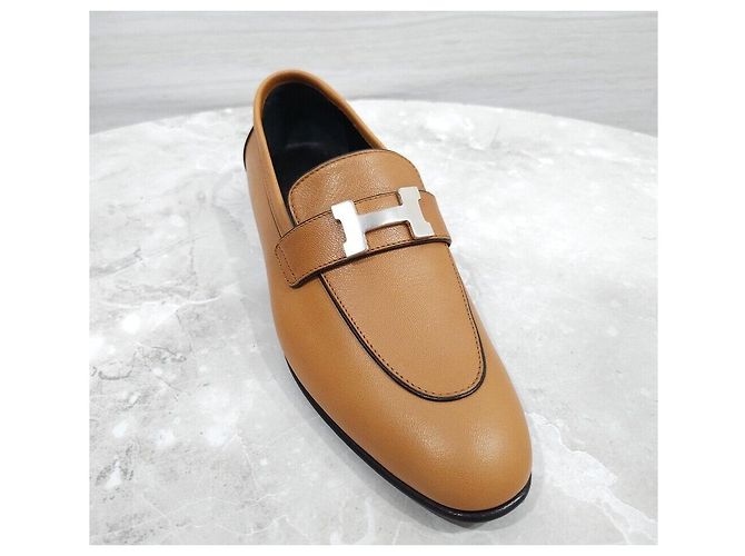 Hermès Mocassini Natturel Silver - vista 5
