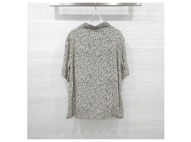Céline Camicia a maniche corte in seta con stampa hawaiana - vista 2