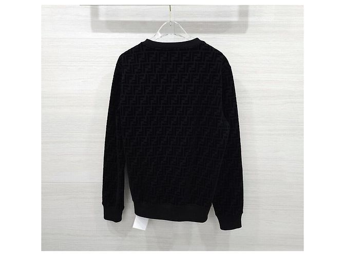 Fendi Monogram Sweatshirt aus Samt - Ansicht 2